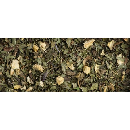 Tisane digestive drainante à la réglisse et à la menthe