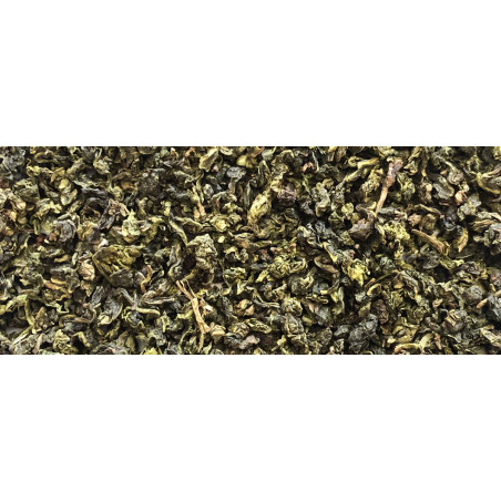 Thé oolong Tie Guan Yin faiblement oxydé.