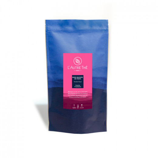 Raspberry and violet green tea. Raspberry and violet green tea.