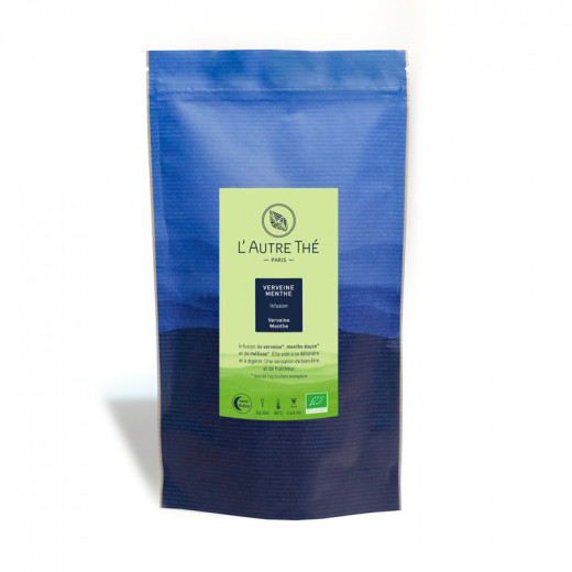 Relaxing infusion of lemon verbena, spearmint and lemon balm. Relaxing infusion of lemon verbena, spearmint and lemon balm.