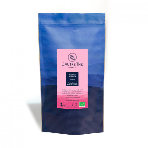 Rooibos bio fruits rouges:  groseille, mûre, cassis, fraise