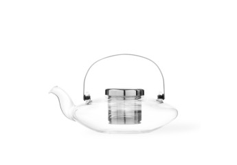Théière plate en verre 0,55L