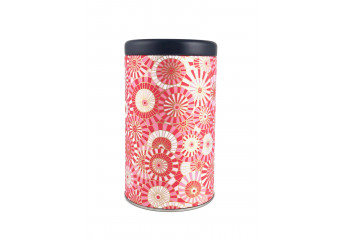 Washi paper tin - pink...