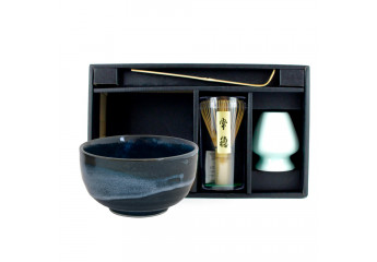 Matcha set 4 pieces Blue Bowl