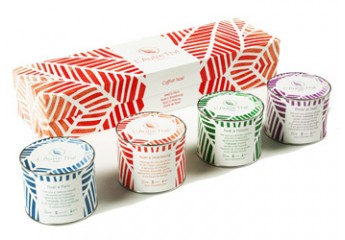Coffret rouge "Noël" 4x40 g