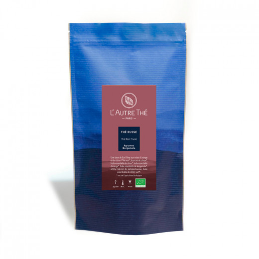 Organic black tea with bergamot, lemon, orange and grapefruit. Organic black tea with bergamot, lemon, orange and grapefruit.