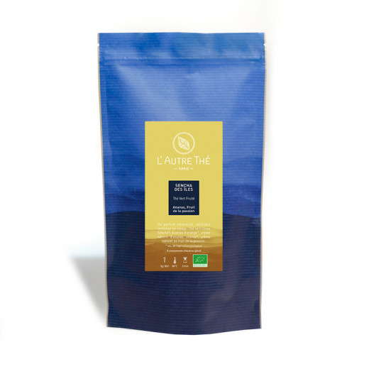 Organic green tea pineapple citrus