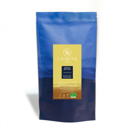 Organic green tea pineapple citrus