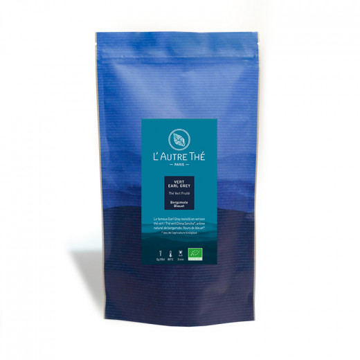 Organic green Earl Grey tea