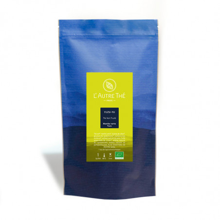 Organic green tea yuzu mint cardamom