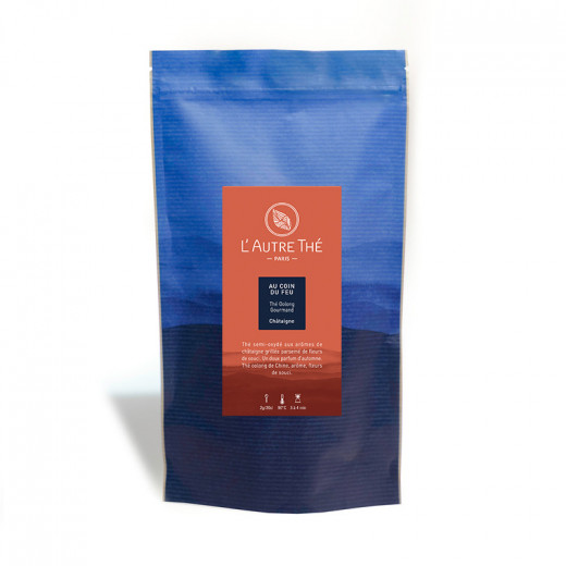 Autumnal Wulong, blue-green tea, chestnut scented. Autumnal Wulong, blue-green tea, chestnut scented.
