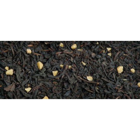 Gourmet black tea with almond.