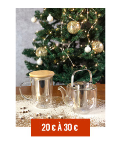 Idées cadeaux autour du thé entre 20 € et 30 €