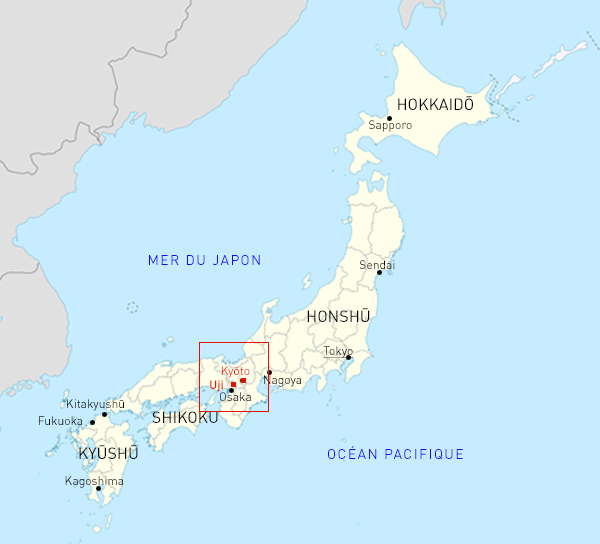 Carte du Japon