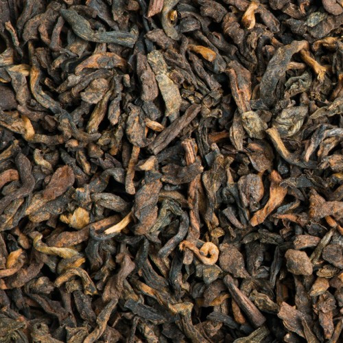 Feuilles de thé Pu-Erh Shu