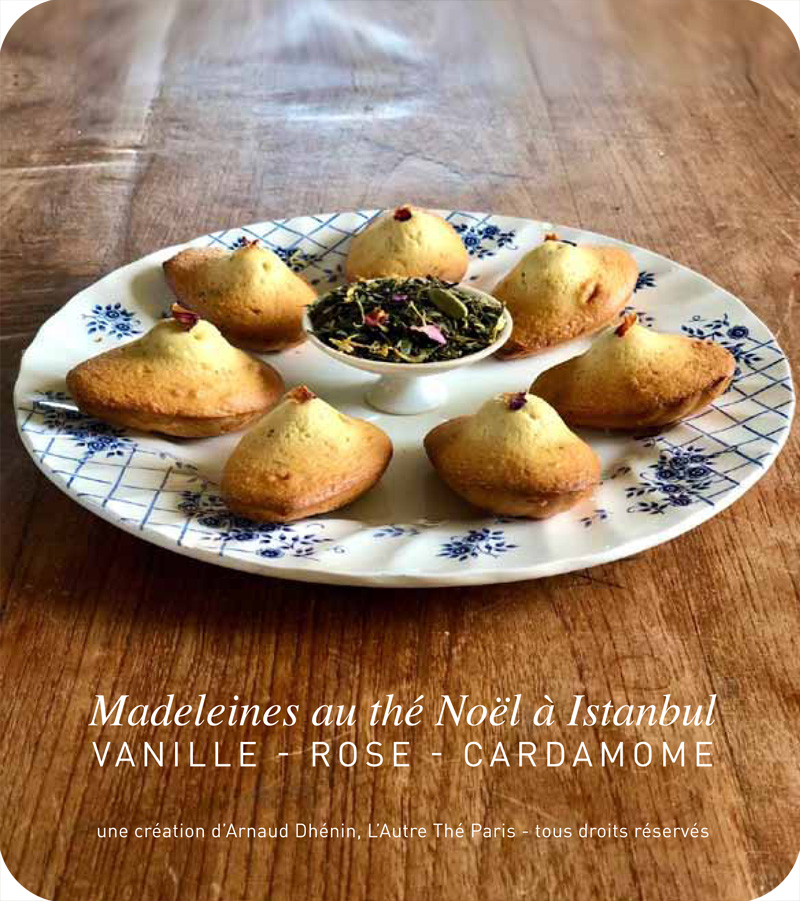 Fiche recette : Madeleines au thé Noël à Istanbul