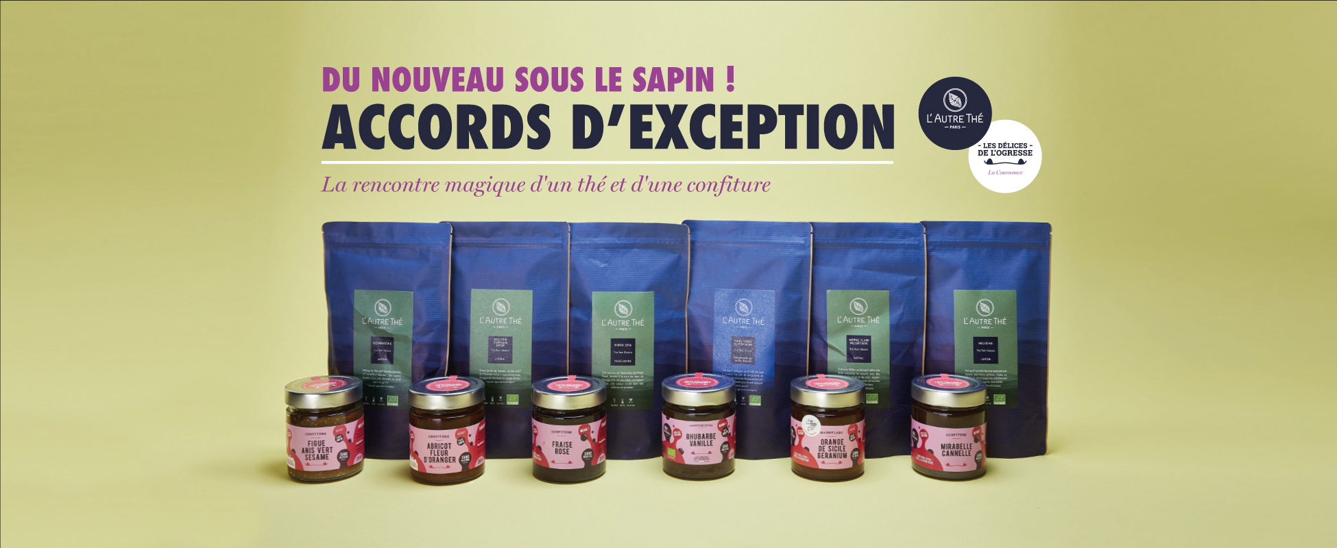 Accords d'exception thés/confitures
