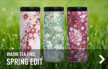 Our washi tea tins